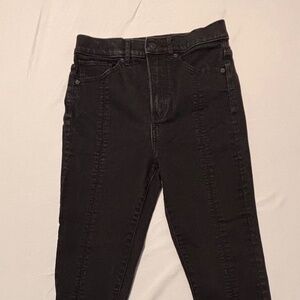 Express Black Skinny Stretch Jeans Size 4R